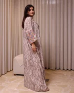 ⁦جلابية اماراتية بشك من جلق بني⁩ - الصورة ⁦3⁩