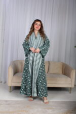 ⁦جلابية خليجية اخضر تصميم ملكي⁩ - الصورة ⁦12⁩