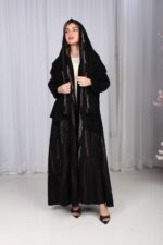 ⁦عباية دقات تطريز ملونه راقي⁩ - الصورة ⁦7⁩