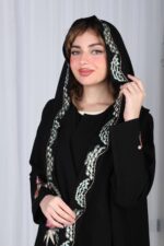 ⁦عباية شك ملون على شكل ورورد ملونة⁩ - الصورة ⁦17⁩