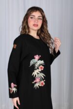 ⁦عباية شك ملون على شكل ورورد ملونة⁩ - الصورة ⁦20⁩