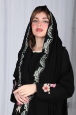 ⁦عباية شك ملون على شكل ورورد ملونة⁩ - الصورة ⁦24⁩