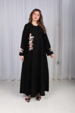 ⁦عباية شك ملون على شكل ورورد ملونة⁩ - الصورة ⁦2⁩