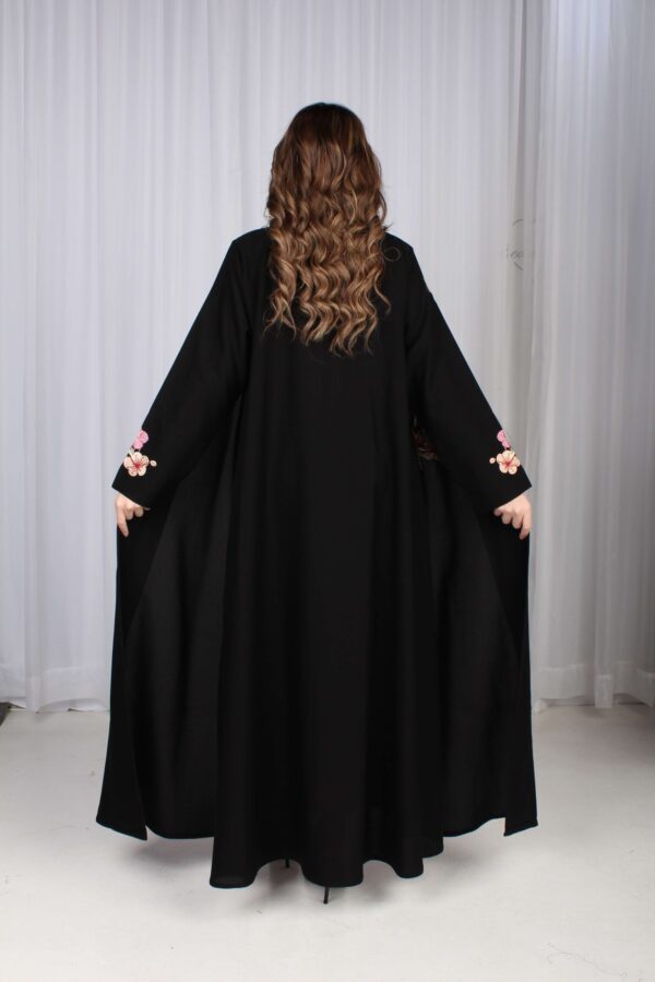 ⁦عباية شك ملون على شكل ورورد ملونة⁩ - الصورة ⁦4⁩