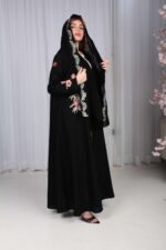 ⁦عباية شك ملون على شكل ورورد ملونة⁩ - الصورة ⁦6⁩