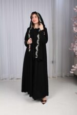 ⁦عباية شك ملون على شكل ورورد ملونة⁩ - الصورة ⁦7⁩