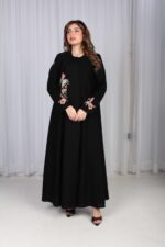 ⁦عباية شك ملون على شكل ورورد ملونة⁩ - الصورة ⁦10⁩