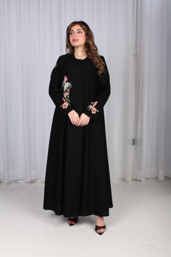 ⁦عباية شك ملون على شكل ورورد ملونة⁩ - الصورة ⁦10⁩