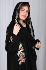 ⁦عباية شك ملون على شكل ورورد ملونة⁩ - الصورة ⁦11⁩