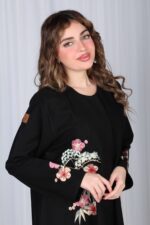 ⁦عباية شك ملون على شكل ورورد ملونة⁩ - الصورة ⁦14⁩