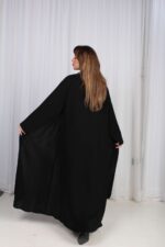 ⁦عباية تيجان ملكية بشك أسود⁩ - الصورة ⁦16⁩