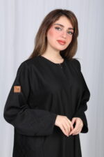 ⁦عباية ريش اسود و قيطان من اجناب⁩ - الصورة ⁦11⁩