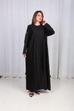 ⁦عباية ريش اسود و قيطان من اجناب⁩ - الصورة ⁦9⁩