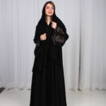 عباية غيث بتطريز نحاسي في اكمام