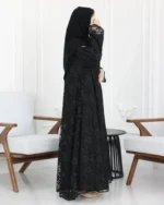 ⁦عباية كلوش دانتيل كامل⁩ - الصورة ⁦6⁩