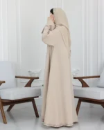 ⁦عباية كلوش اية بيج بتطريز شك مخفي⁩ - الصورة ⁦5⁩