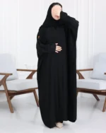 ⁦عباية بشت بتطريز شك اسود مخفي على اكمام⁩ - الصورة ⁦4⁩