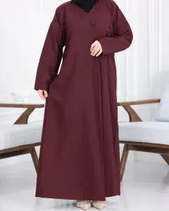 عباية بليزر عنابي مموج كريب صيفي قصة جاكيت رسمي ستريت
