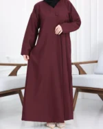 عباية بليزر عنابي مموج كريب صيفي قصة جاكيت رسمي ستريت