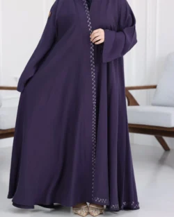 عباية آية كلوش موف بتطريز شك مخفي