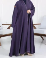 ⁦عباية آية كلوش موف بتطريز شك مخفي⁩ - الصورة ⁦4⁩