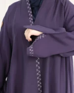 ⁦عباية آية كلوش موف بتطريز شك مخفي⁩ - الصورة ⁦2⁩