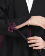 ⁦عباية بناتي فيونكة بلون موف⁩ - الصورة ⁦2⁩