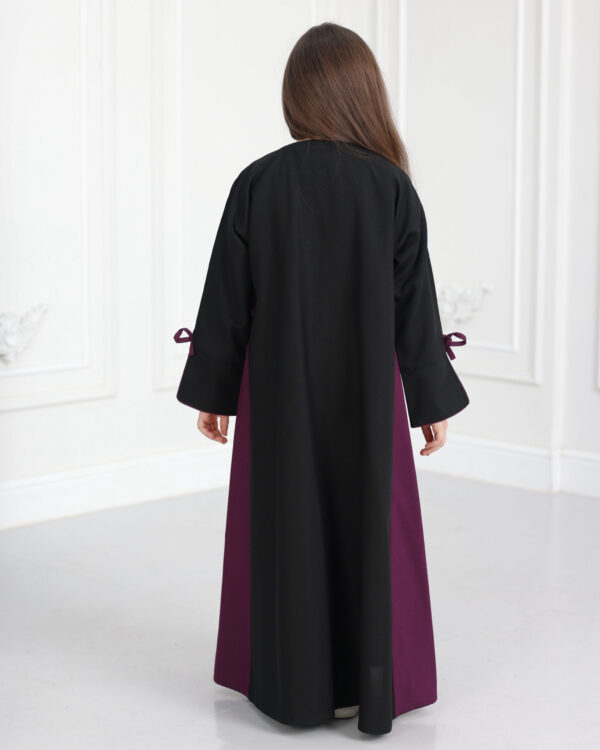 ⁦عباية بناتي فيونكة بلون موف⁩ - الصورة ⁦8⁩