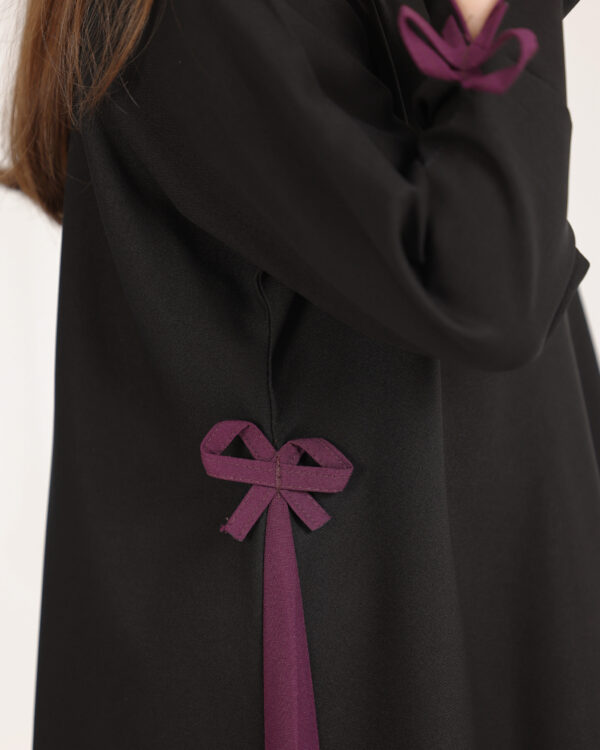 ⁦عباية بناتي فيونكة بلون موف⁩ - الصورة ⁦4⁩