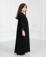 عباية بناتي فيونكة بلون اسود