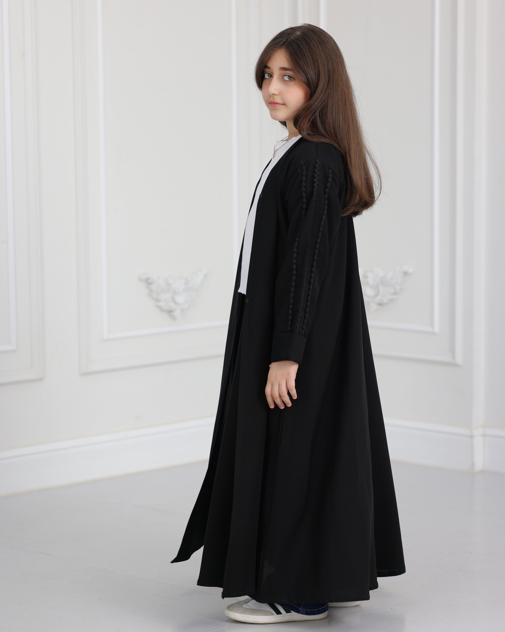 ZA-0841 (4) عباية بناتي قيطان من اكتاف