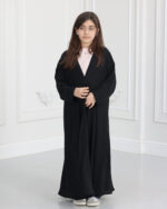 ⁦عباية بناتي سي واي مطرزة باسود⁩ - الصورة ⁦6⁩