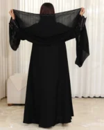⁦عباية لاميرا مطرزة بنحاسي من اكمام واسفل العباية⁩ - الصورة ⁦4⁩