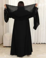 ⁦عباية لاميرا مطرزة بنحاسي من اكمام واسفل العباية⁩ - الصورة ⁦4⁩