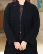 ⁦عباية باللؤلؤ الأسود⁩ - الصورة ⁦9⁩