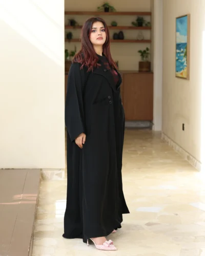 ⁦عباية كلوش عملية بجيوب امامي⁩ - الصورة ⁦6⁩