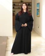 ⁦عباية كلوش لف محددة بكحلي⁩ - الصورة ⁦3⁩