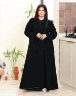عباية مطرزة بشك اسود فمخة 0891