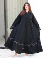 ⁦عباية دبل كلوش مطرزة بنحاسي على اكمام و اسفل 0895⁩ - الصورة ⁦6⁩