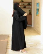 ⁦عباية نور فاشن مع تدخل جاكار noor fashion abaya 0908⁩ - الصورة ⁦2⁩